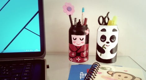 Reciclagem de latinhas - DIY