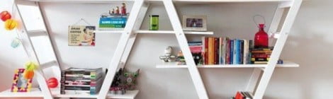 Como reaproveitar escadas na decoração