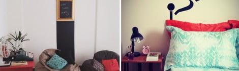 Decoração com papel contact - Minha casa