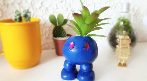 Como fazer um vaso de Pokémon - Oddish