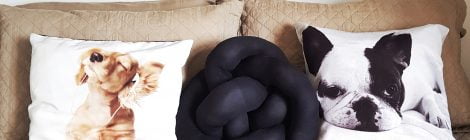 Como fazer uma almofada de nó com meia calça - DIY
