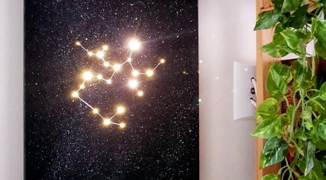Como fazer quadro de signo - DIY