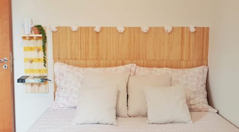 Cabeceira fácil de R$ 50 - DIY