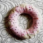 Almofada de feltro – como fazer um donut