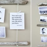 DIY: enfeite com fotos para a parede