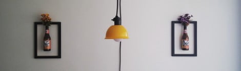 Como fazer uma luminária de teto com 35 reais