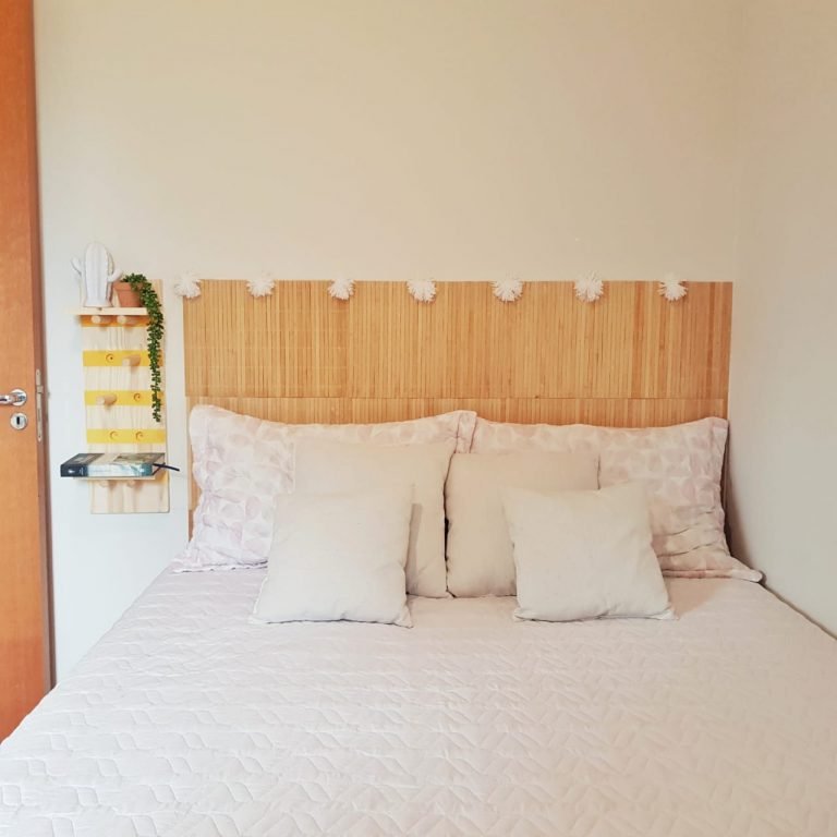 Cabeceira fácil de R$ 50 – DIY