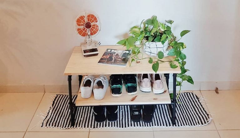 Sapateira de cano PVC – DIY