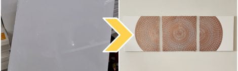 Quadros baratos e com cara de loja - DIY