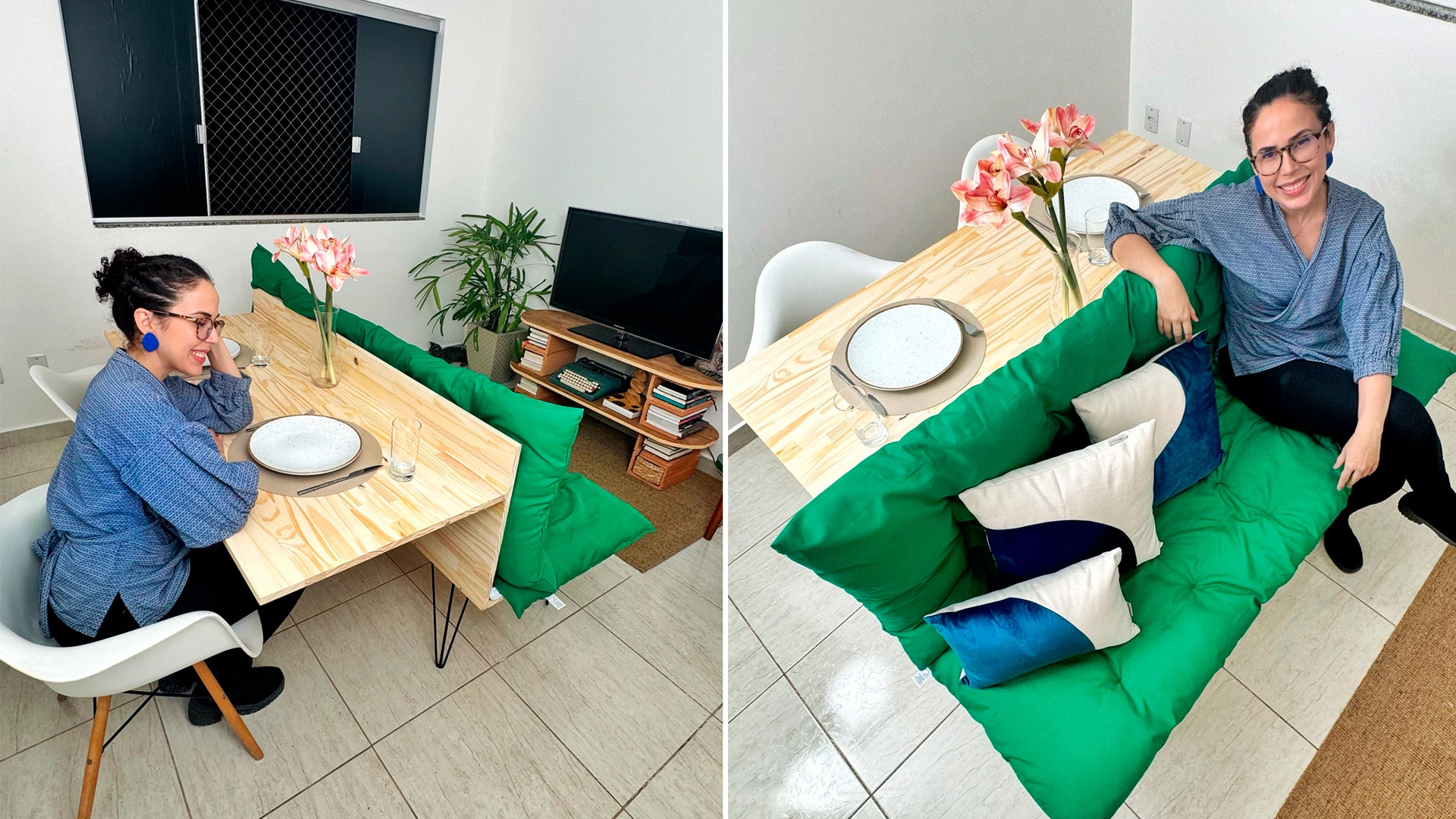 Como fazer um sofá-mesa para renovar sua sala: guia passo a passo