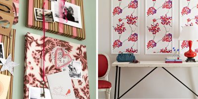 Inspiração do dia: usando pedaços de tecido de forma criativa na decoração