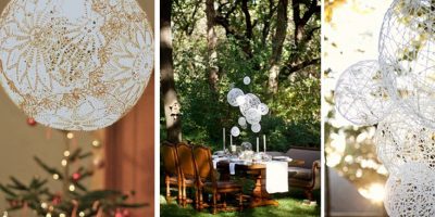 DIY: lustre de renda