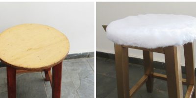 Como reformar um banquinho de madeira de forma fácil