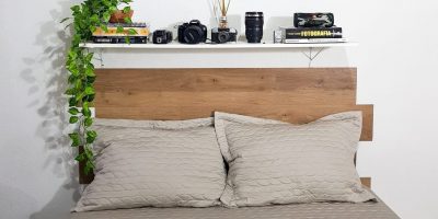 DIY Cabeceira barata e fácil de fazer!
