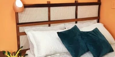 Como fazer cabeceira com estrado de cama e talgarça em 4 passos