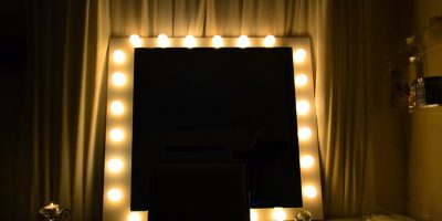 Como fazer espelho com luzes