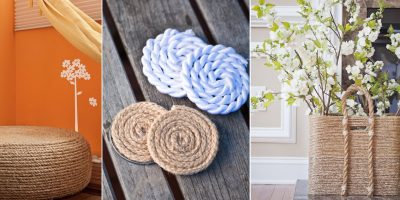Corda na decoração – ideias e objetos úteis