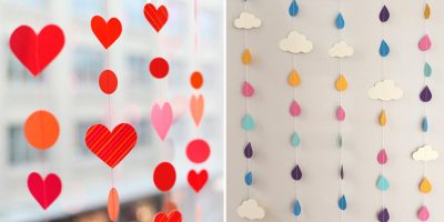 Decoração com papel: penduricalho