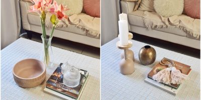 Como decorar a mesa de centro