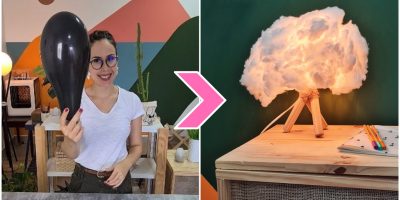 Como fazer uma luminária de nuvem