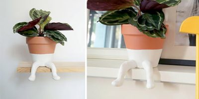 Como fazer vaso de planta divertido