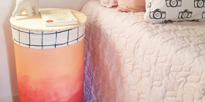Mesa de tambor para o quarto – DIY