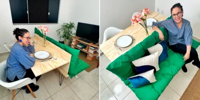 Como fazer um sofá-mesa para renovar sua sala: guia passo a passo