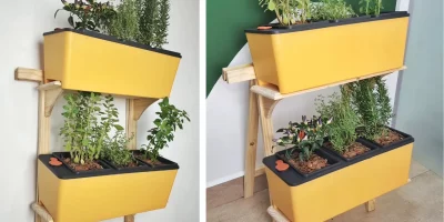 Como fazer horta em apartamento usando apenas um cavalete